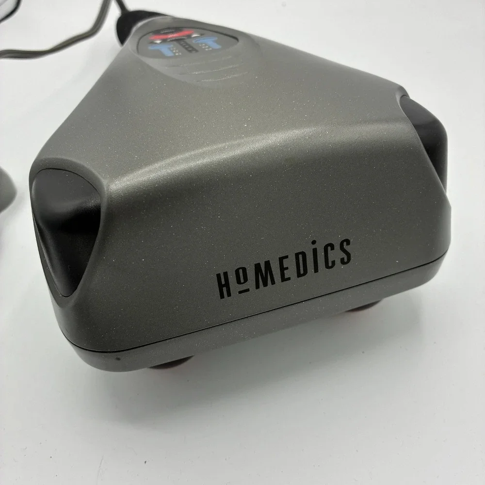 HoMedics PA-2H Pro Percussion Massager Heat Program w/ Heads tested working
